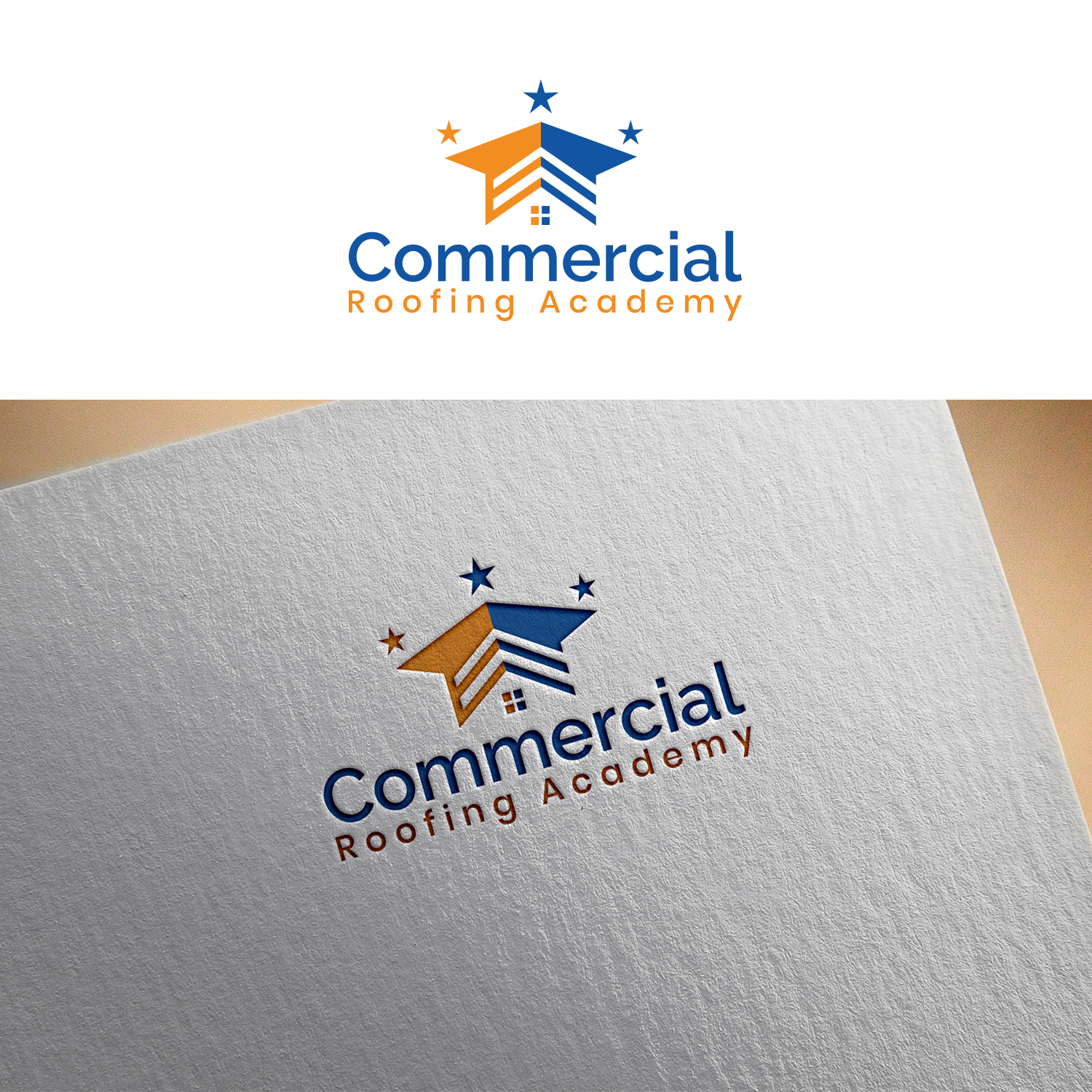Logo Design by MG.graphics for Commercial Roofing Academy | Design #26425646