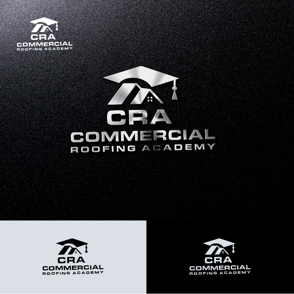 Logo Design by AlphabetZero.co.uk for Commercial Roofing Academy | Design #26431125
