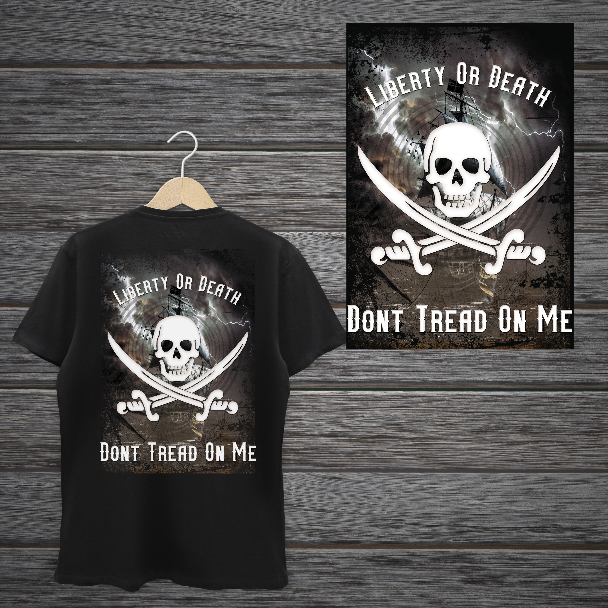 Diseño de Camiseta por Ana Gocheva para Gadsden and Culpeper | Diseño #26420424