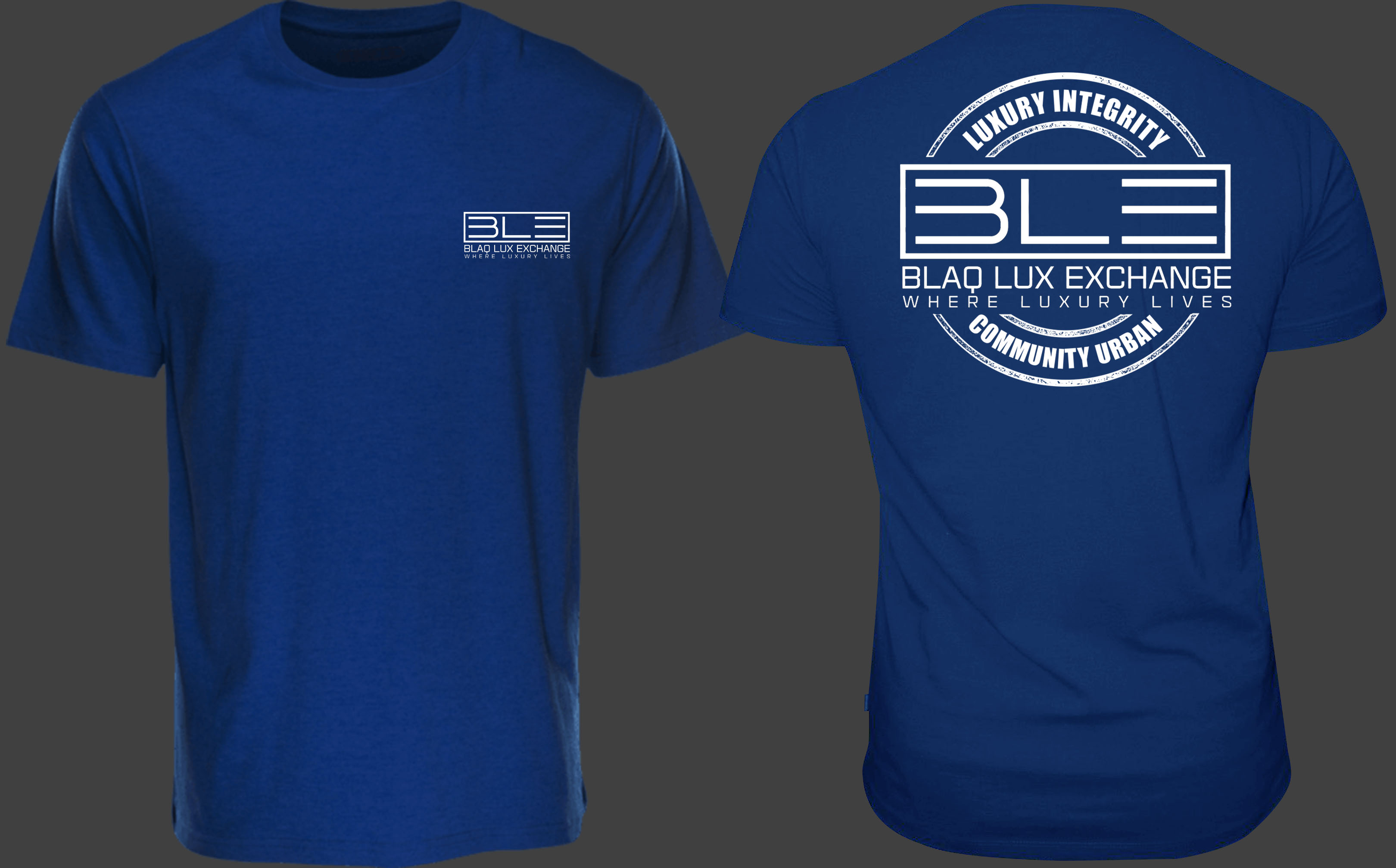 T-shirt Design by O_O NIZAL O_O for Blaq Lux Exchange | Design #26478062