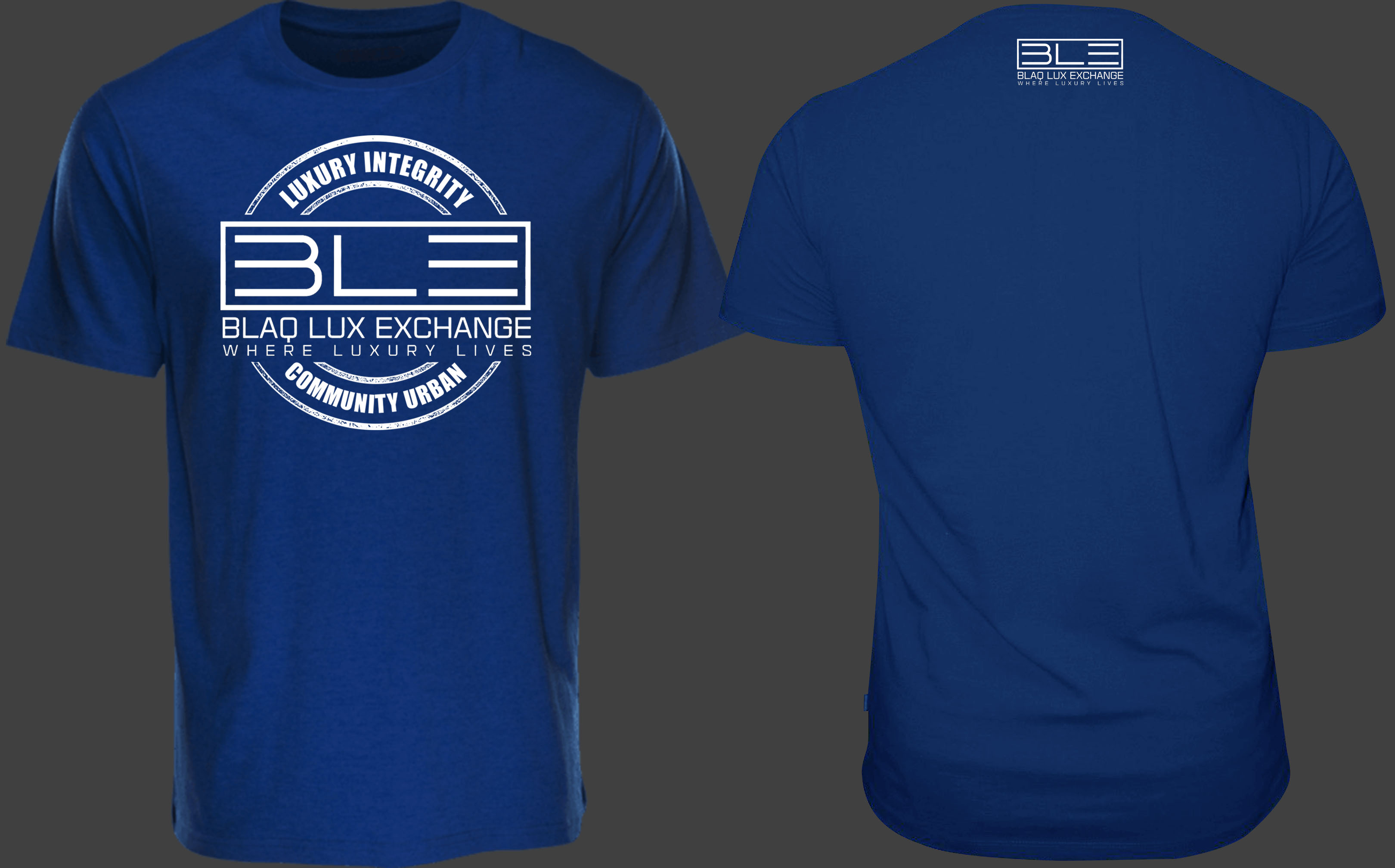 T-shirt Design by O_O NIZAL O_O for Blaq Lux Exchange | Design #26478067