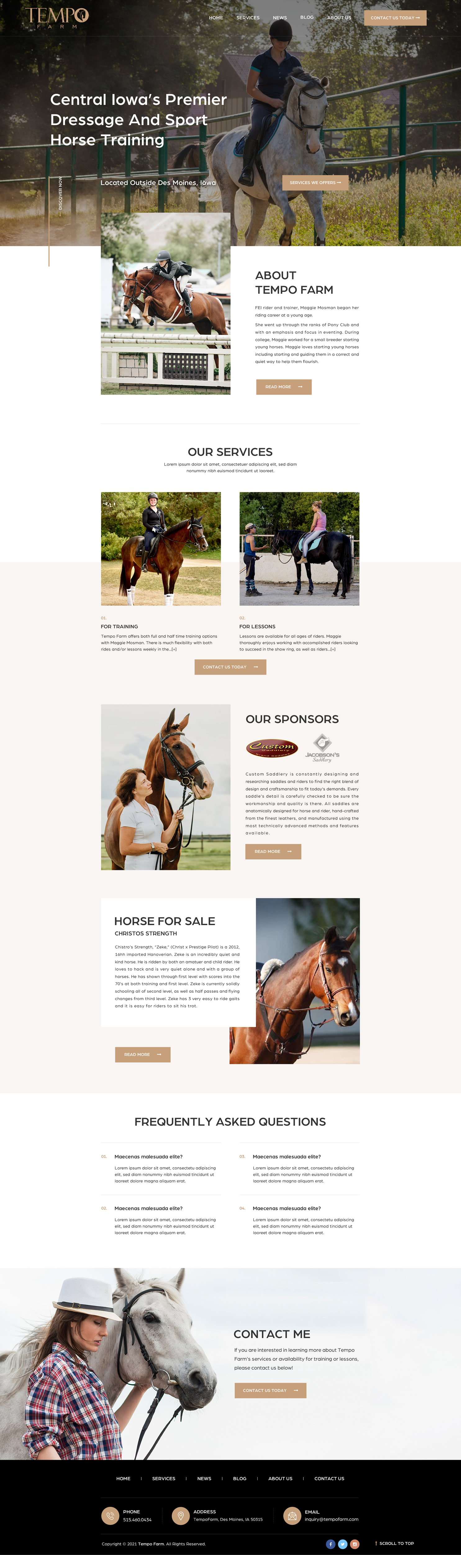 Web Design by HarmiDesigning for this project | Design #26445671