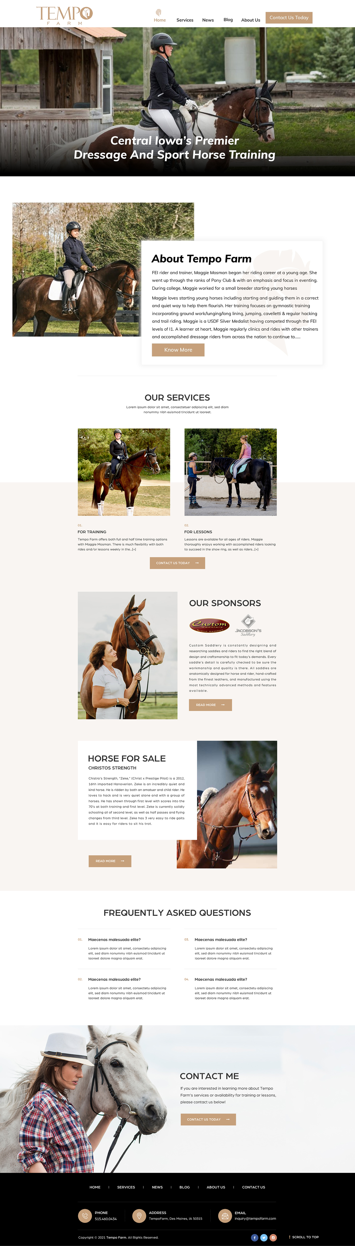 Web Design by HarmiDesigning for this project | Design #26445688