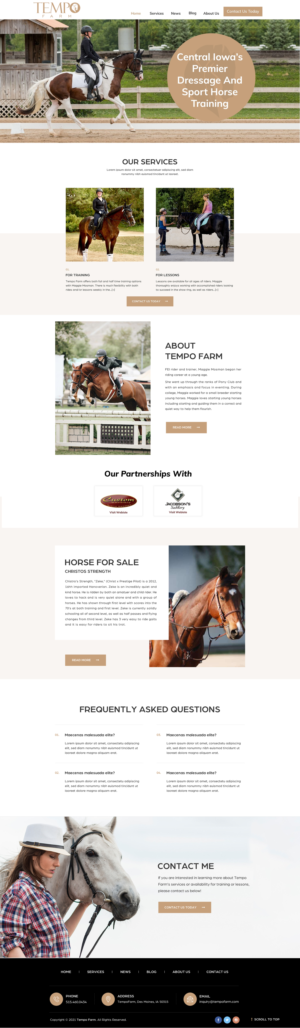 Web Design by HarmiDesigning for this project | Design: #26458753