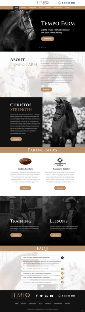 Web Design by pb for this project | Design #26425243