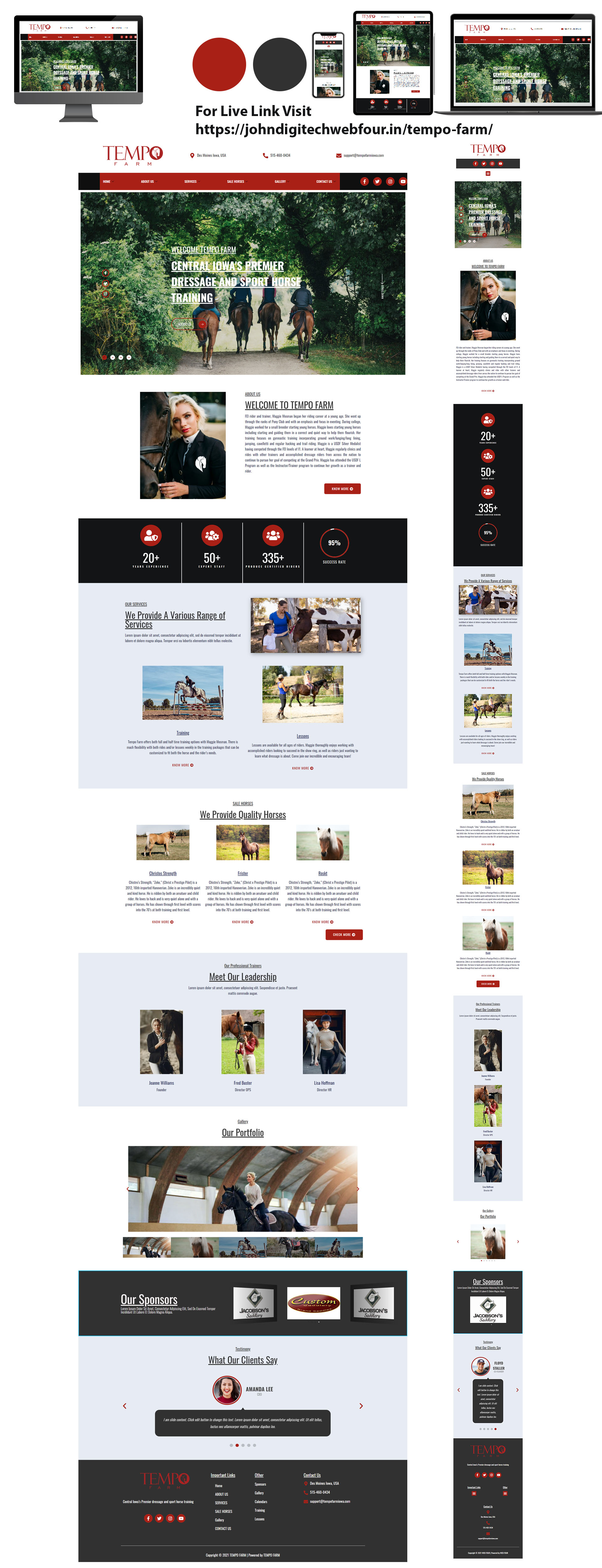 Web Design by JohnDigiTech for this project | Design #26455951