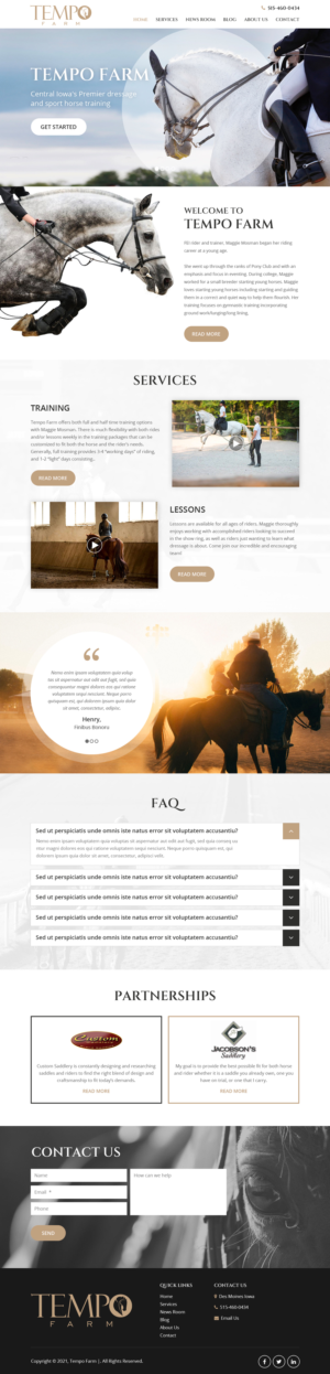 Web Design by Starlyn DS for this project | Design #26436727