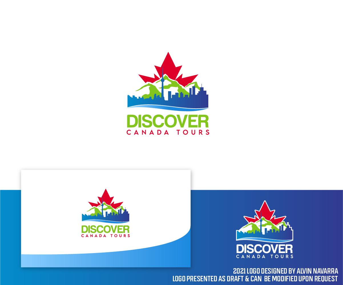 Logo Design by alvinnavarra for Discover Canada Tours/westtrek tours | Design #26441964