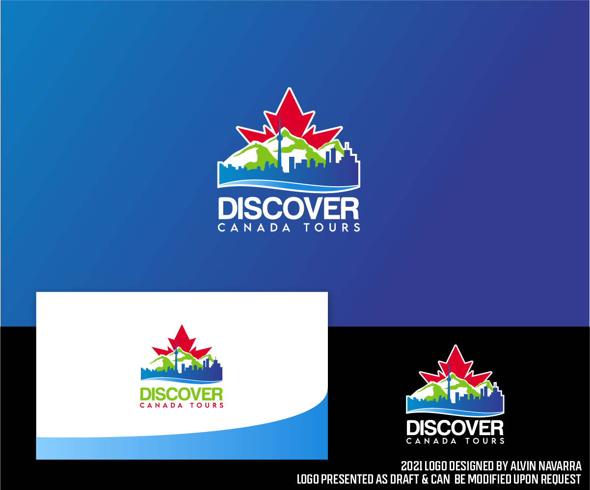 Logo Design by alvinnavarra for Discover Canada Tours/westtrek tours | Design #26441972