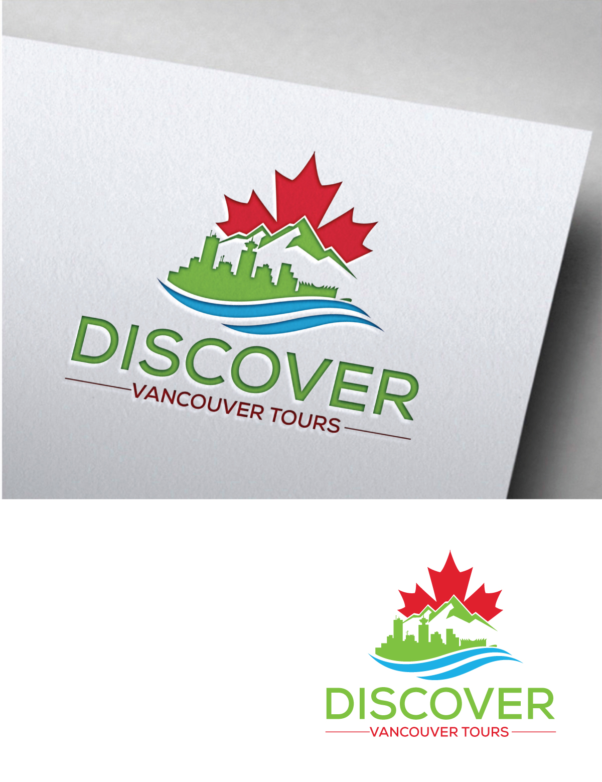 Logo Design by HEAVEN ART for Discover Canada Tours/westtrek tours | Design #26425943