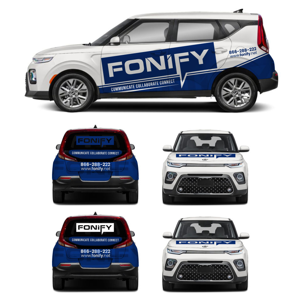 Car Wrap-Design von Yoga Tri für Fonify | Design #26420934