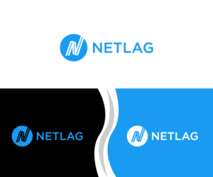 NETLAG | Logo Design by fauzan harun