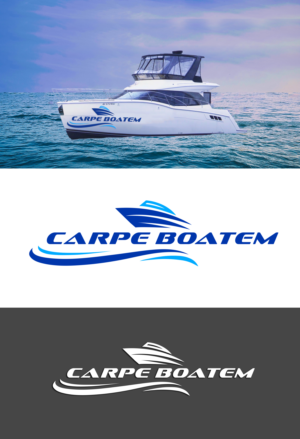 Carpe Boatem.     Boat name graphic. | Diseño Gráfico por Rickyy