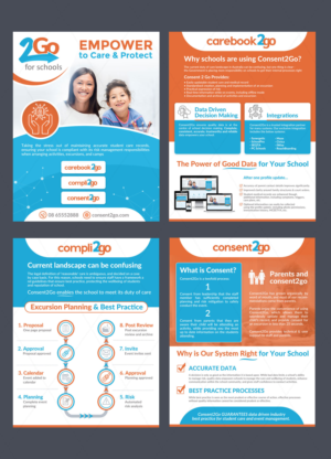 Consent2Go System capability overview digital brochure | Brochure Design by DA.