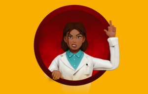 Illustrative or digital image of female military member | Diseño Con Ilustración por ariya