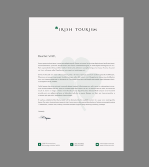 Stationary Design to Complement our Website | Schreibwaren-Design von chandrayaan.creative
