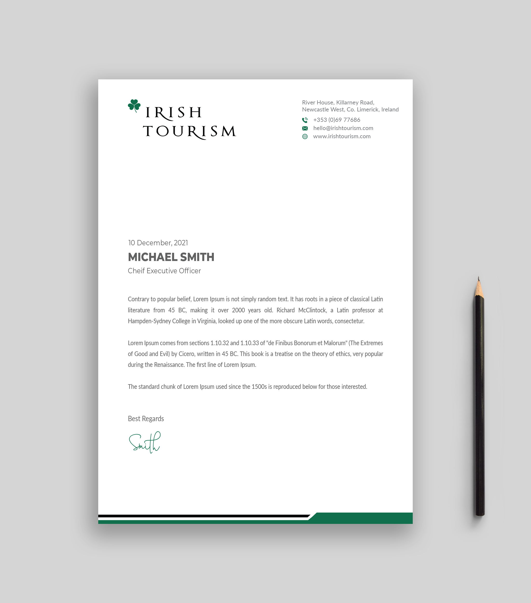 Stationery Design by Musa. A for this project | Design #26430523