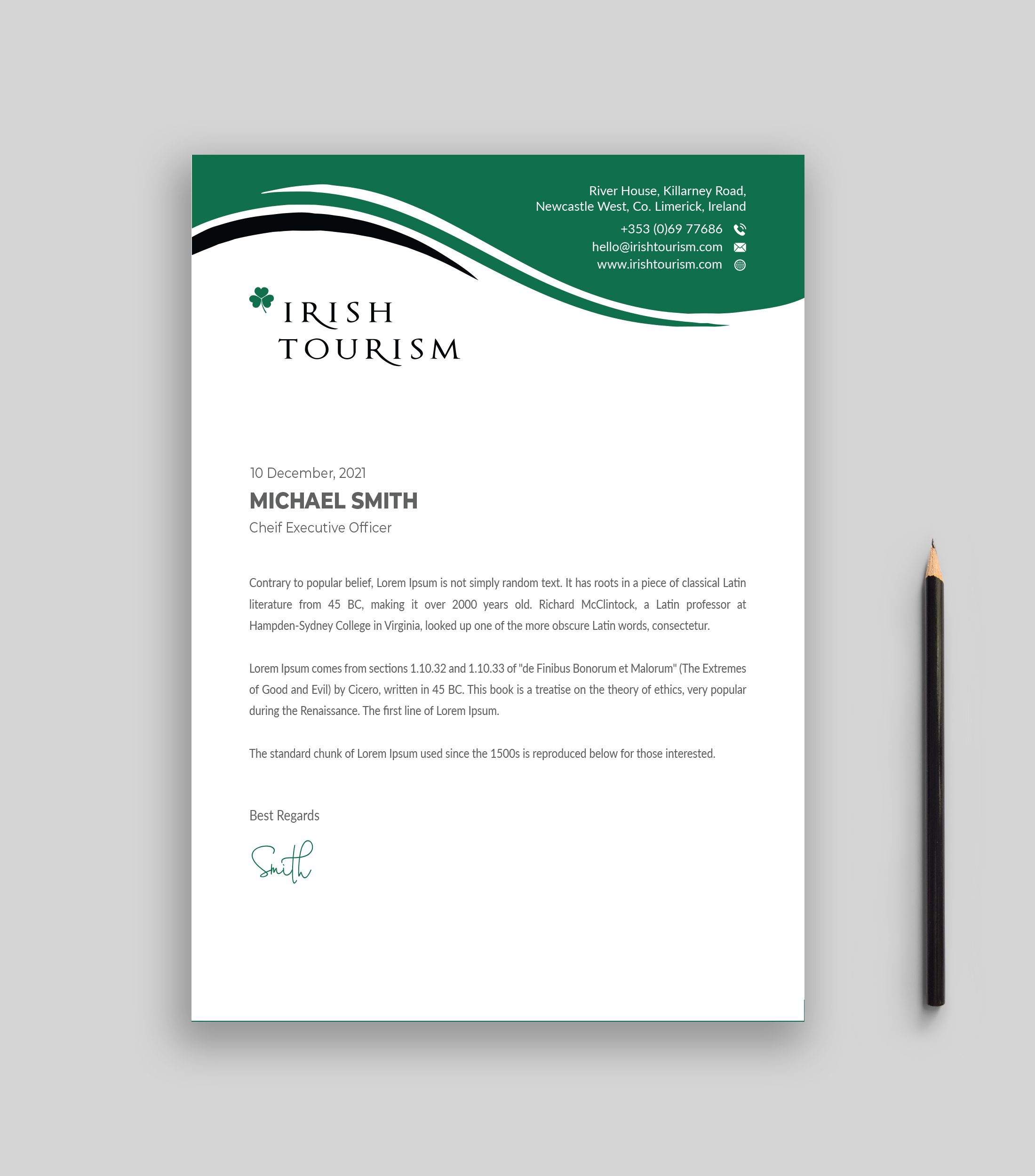 Stationery Design by Musa. A for this project | Design #26430524