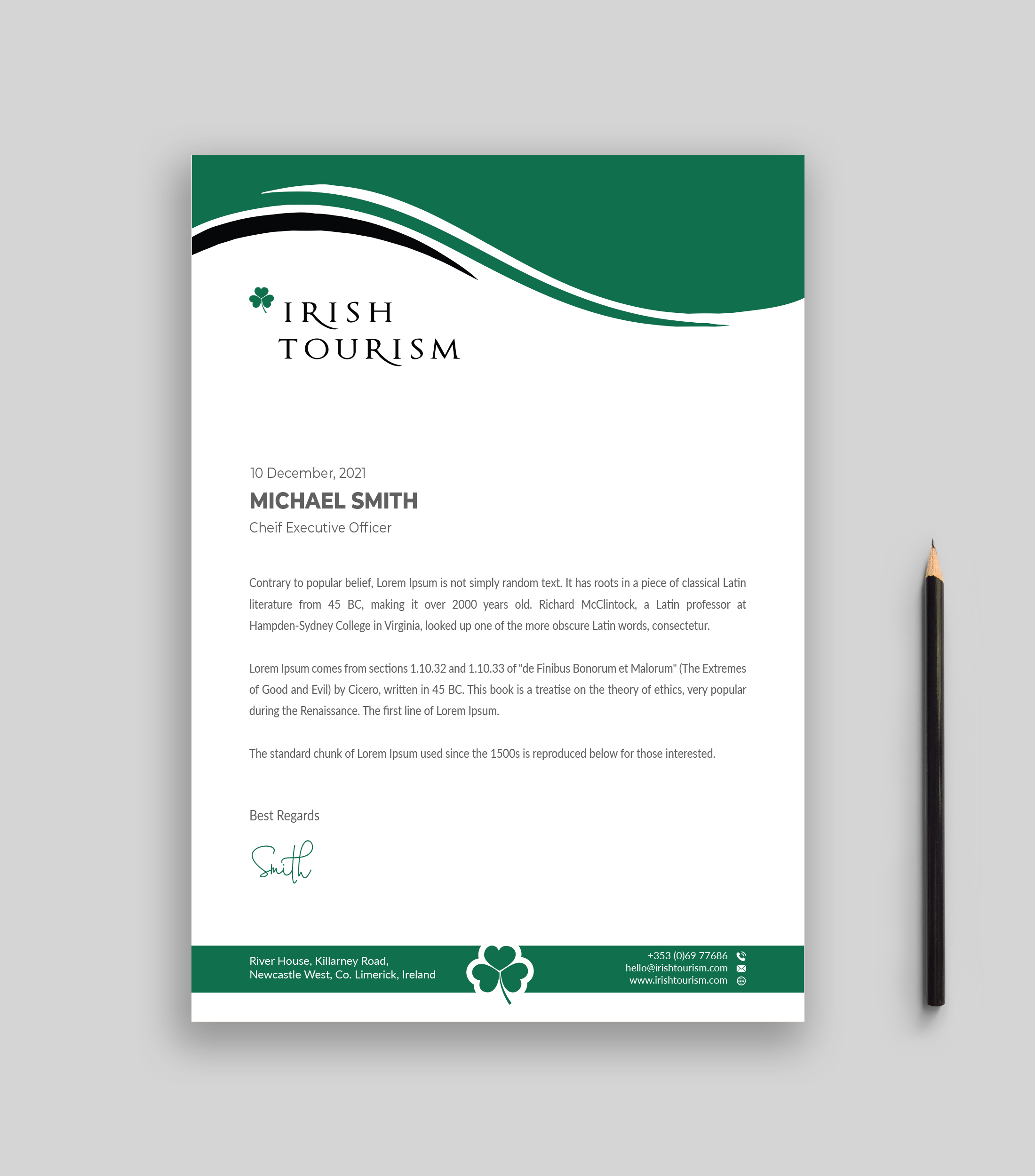 Stationery Design by Musa. A for this project | Design #26435499