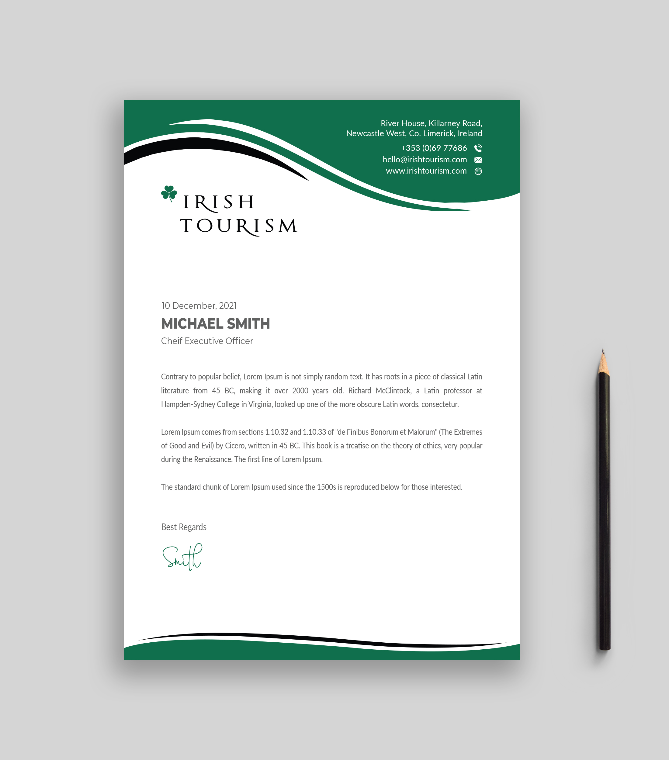 Stationery Design by Musa. A for this project | Design #26435529