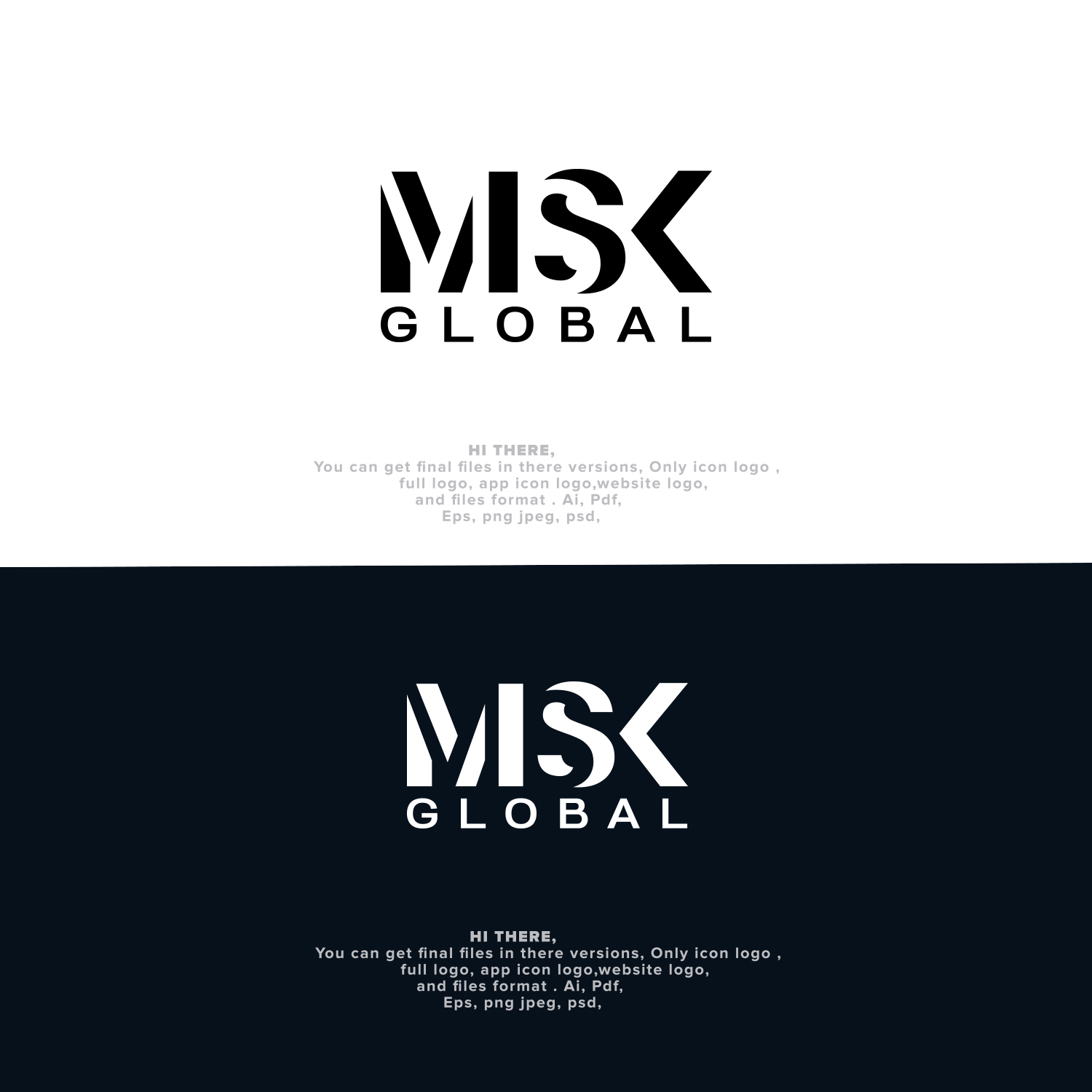 Logo Design by MG.graphics for MSK GLOBAL SRL | Design #26439997
