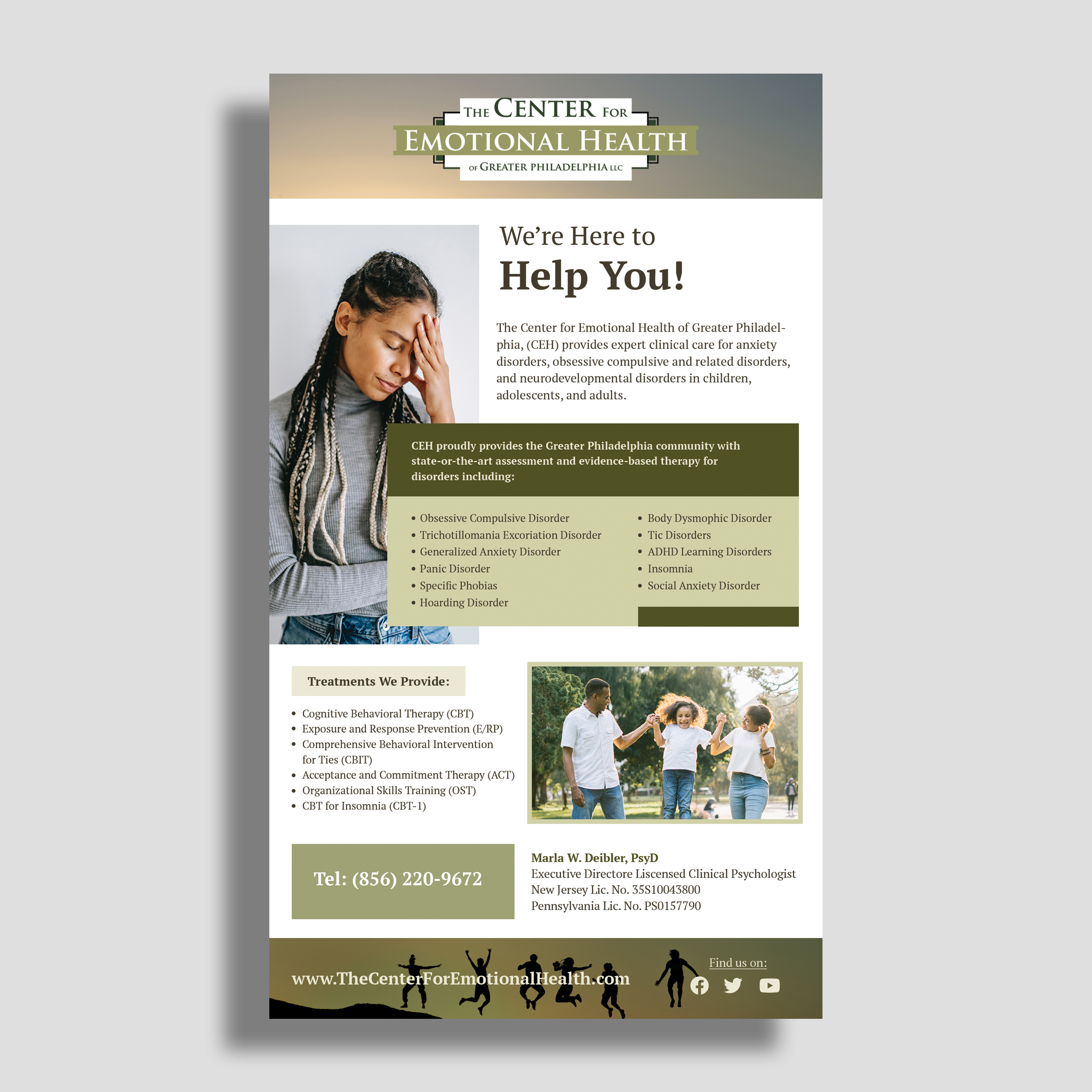 Flyer Design by Md Fazlul Haque for The Center for Emotional Health of Greater Philadelphia | Design #26446688