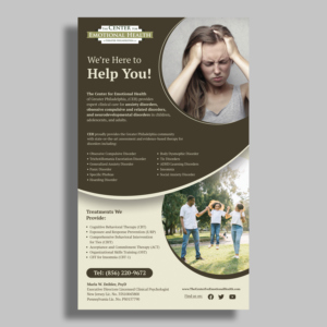 Flyer Design by Md Fazlul Haque for The Center for Emotional Health of Greater Philadelphia | Design: #26464167