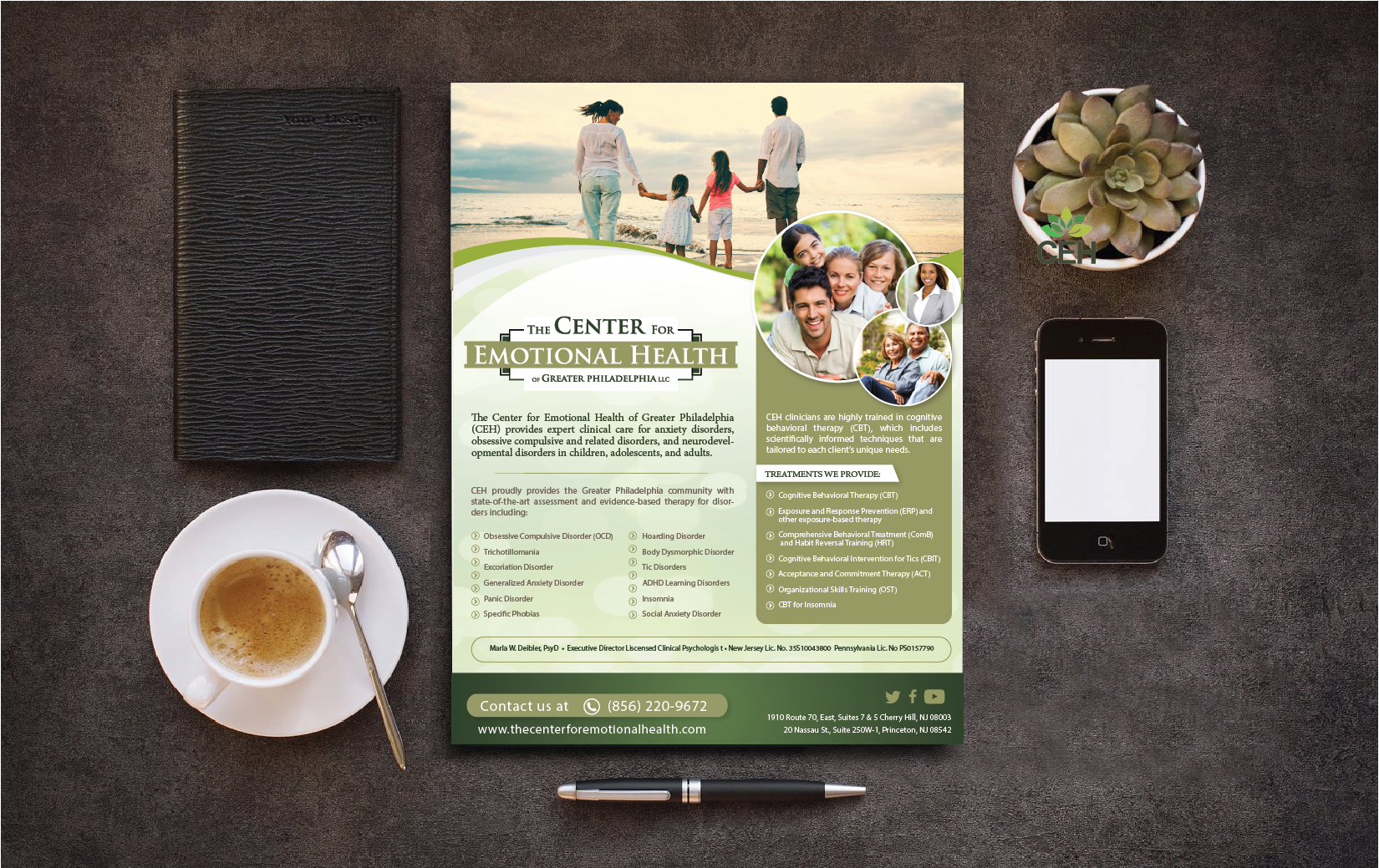 Flyer Design by alex989 for The Center for Emotional Health of Greater Philadelphia | Design #26432747