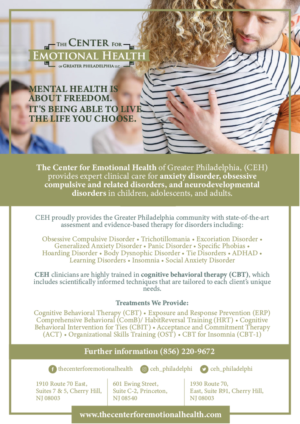 Flyer Design by aputski for The Center for Emotional Health of Greater Philadelphia | Design: #26442557