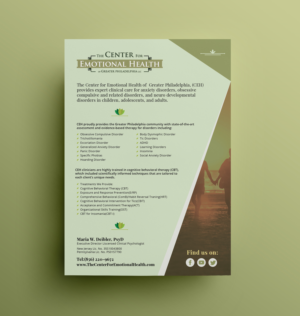 The Center for Emotional Health -  Practice Flyer | Design de Flyer par JK18