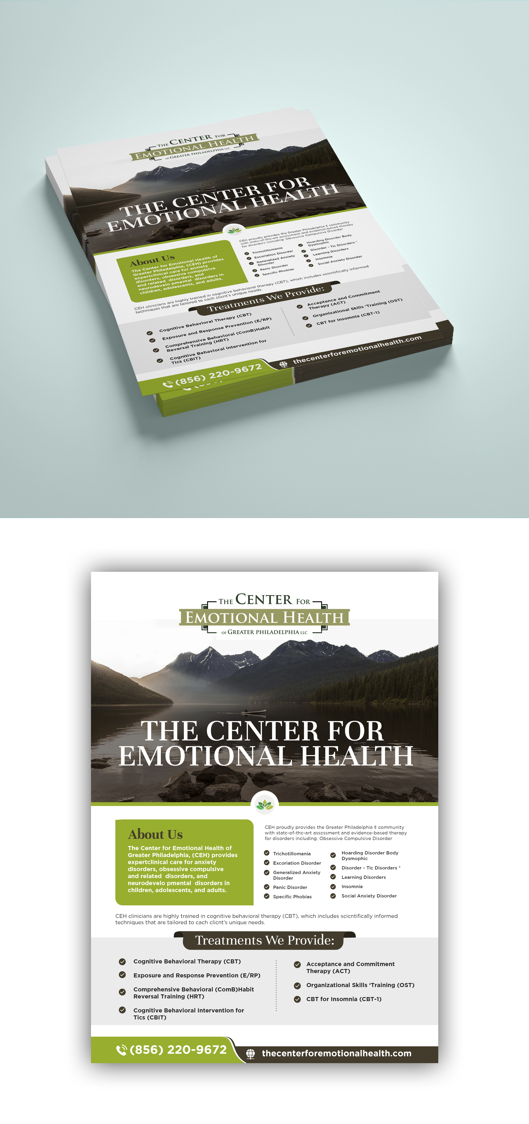 Flyer Design by debdesign for The Center for Emotional Health of Greater Philadelphia | Design: #26431013