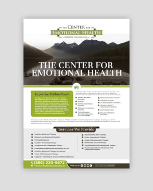 Flyer Design by debdesign for The Center for Emotional Health of Greater Philadelphia | Design: #26497903