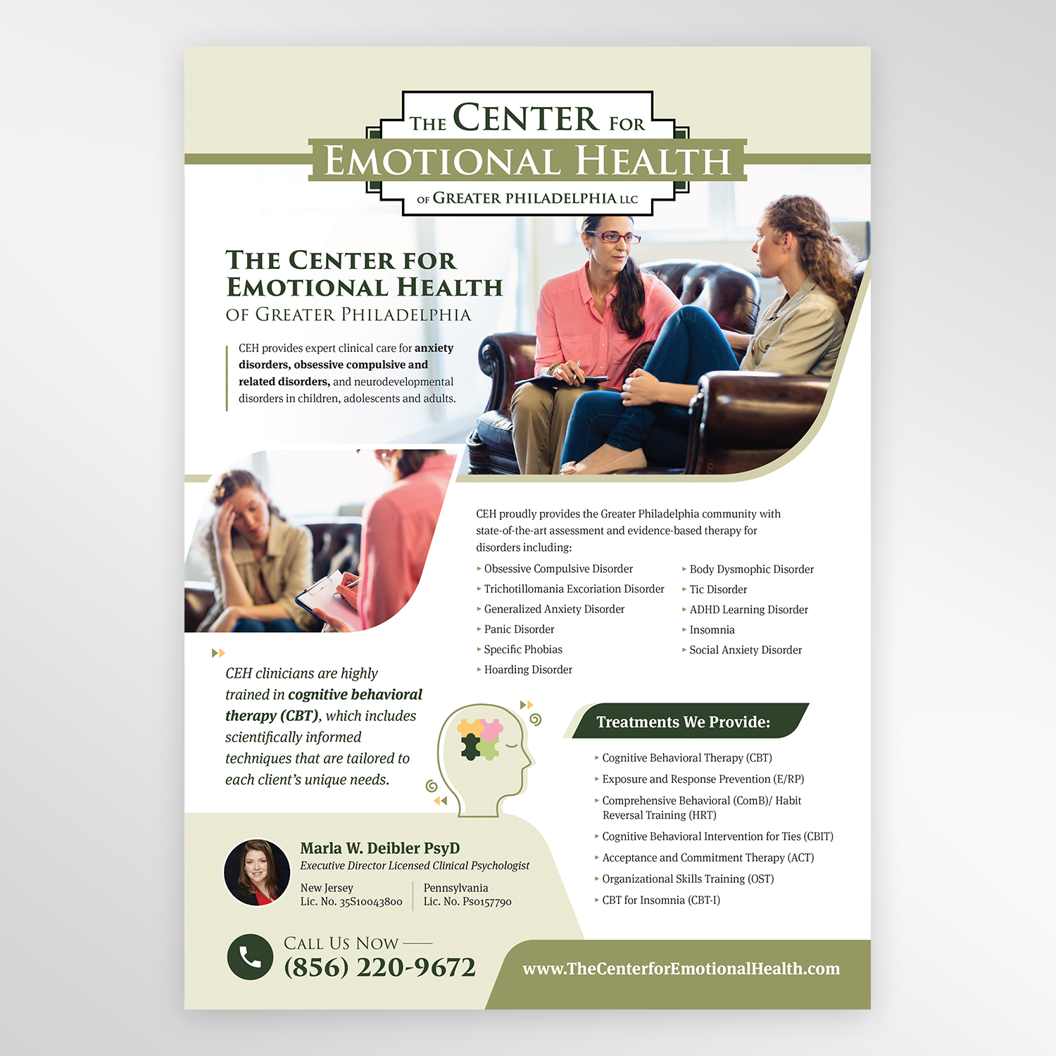 Flyer Design by sun_design for The Center for Emotional Health of Greater Philadelphia | Design #26444331