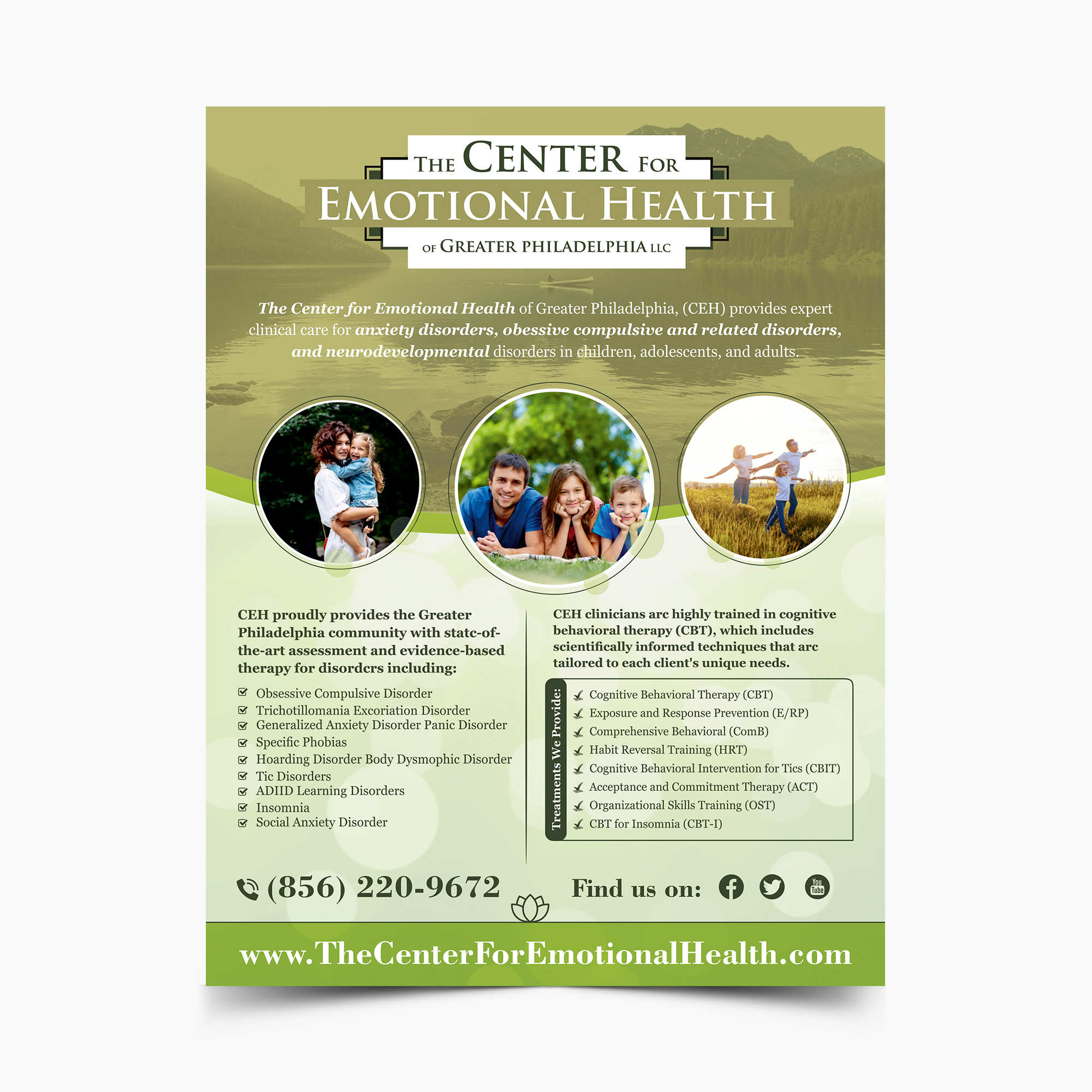 Flyer Design by ecorokerz for The Center for Emotional Health of Greater Philadelphia | Design #26429158
