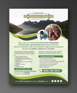 Design de Flyer par ecorokerz pour The Center for Emotional Health of Greater Philadelphia | Design #26430472