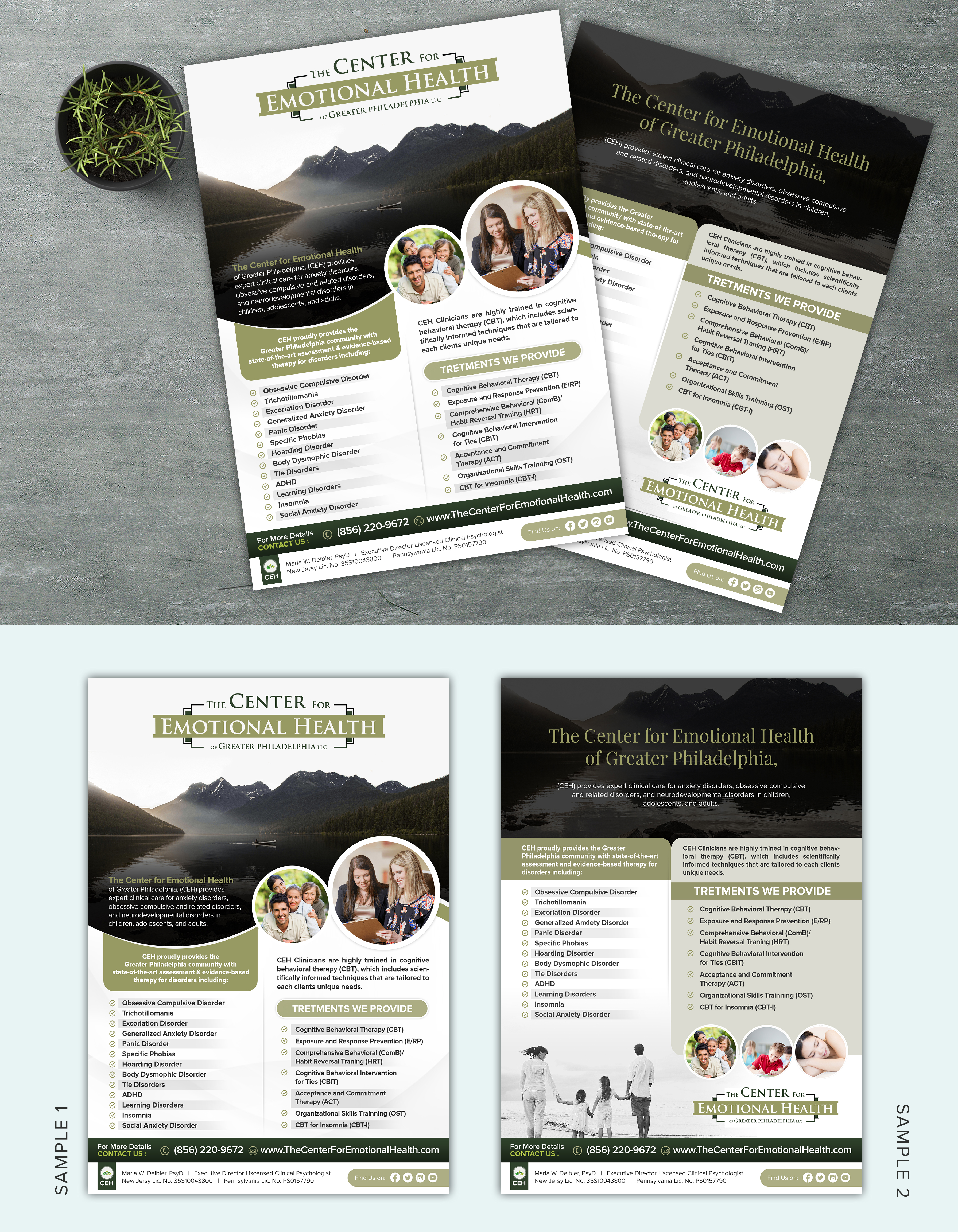 Flyer Design by SAI DESIGNS for The Center for Emotional Health of Greater Philadelphia | Design #26441406