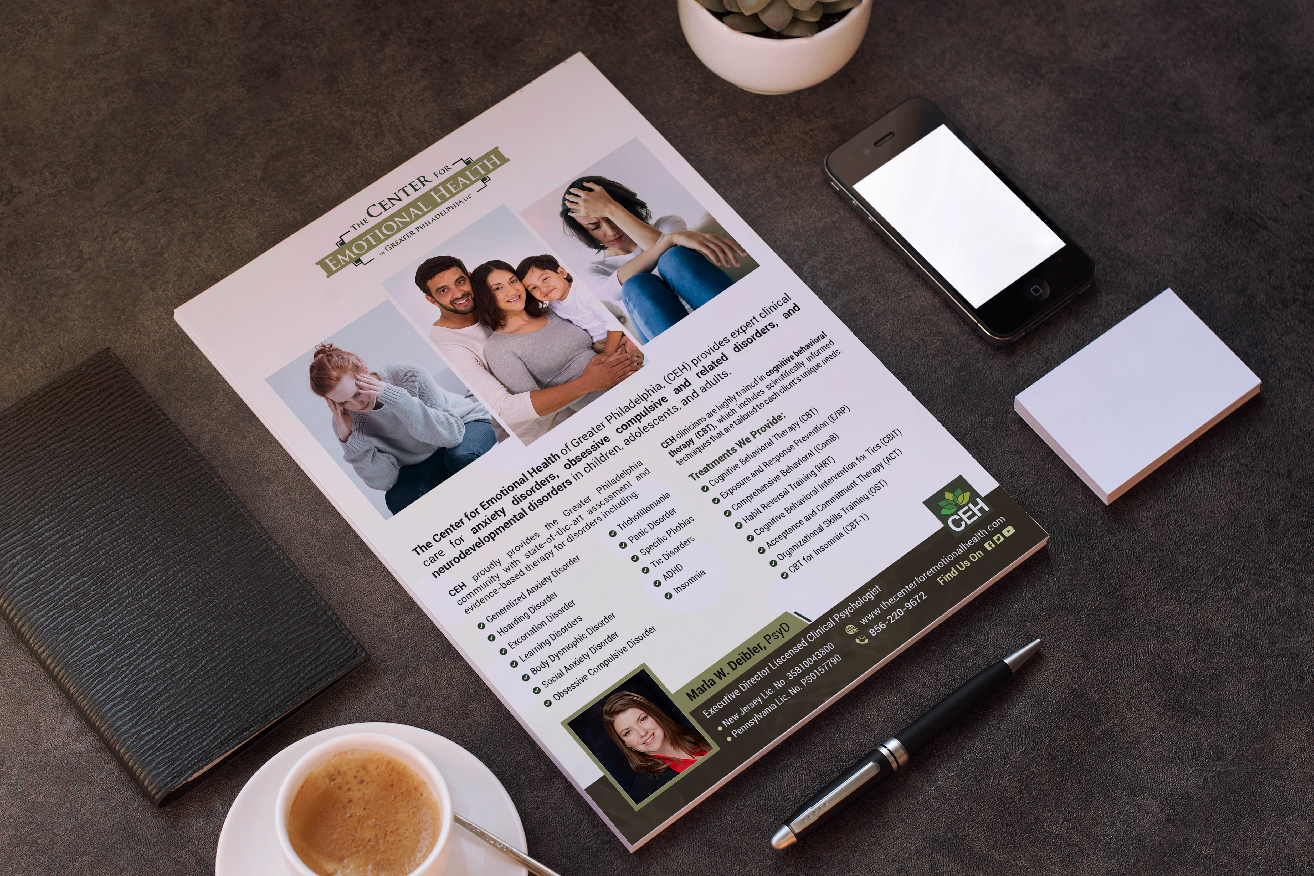 Flyer Design by GraphicsGuru for The Center for Emotional Health of Greater Philadelphia | Design #26432696