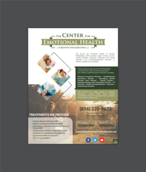 Design de Flyer par srhzaidi pour The Center for Emotional Health of Greater Philadelphia | Design #26463712