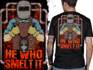 He Who Smelt It | Diseño de Camiseta por Falih A