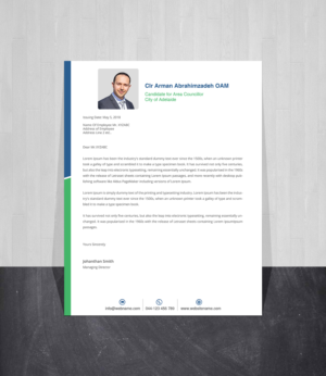 Letterhead Design by Creations Box 2015 for this project | Design: #26430486
