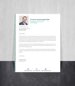 Letterhead Design by Creations Box 2015 for this project | Design: #26430830
