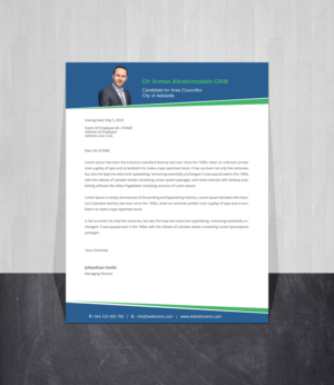 Letterhead Design by Creations Box 2015 for this project | Design: #26434838