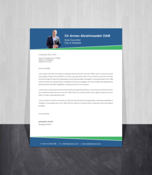 Letterhead Design by Creations Box 2015 for this project | Design #26436076