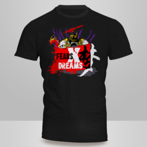 The Fears X Dreams Battle T-Shirt Design | T-shirt Design by Kero