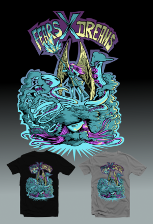 The Fears X Dreams Battle T-Shirt Design | T-shirt Design by Tomi Ax