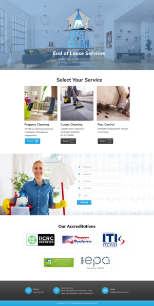 Design de Page d'Accueil par HarmiDesigning pour ce projet | Design : #26445728