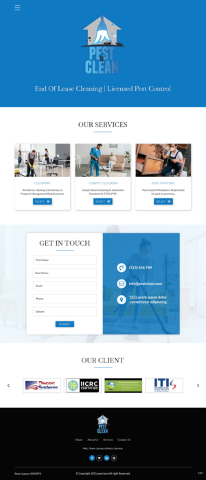 Design de Page d'Accueil par pb pour ce projet | Design : #26438327