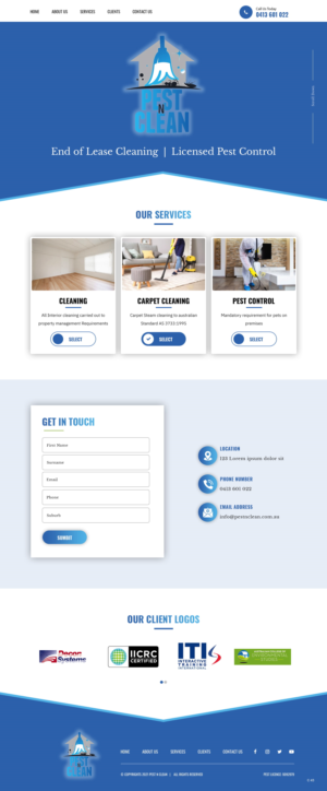Landing Page-Design von pb für dieses Projekt | Design: #26438329