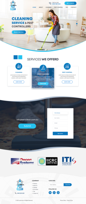 Design de Page d'Accueil par Shijo John pour ce projet | Design #26444545