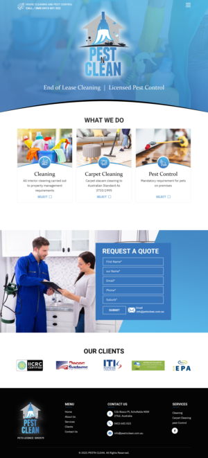 Design de Page d'Accueil par Titan Eagle pour ce projet | Design : #26438385